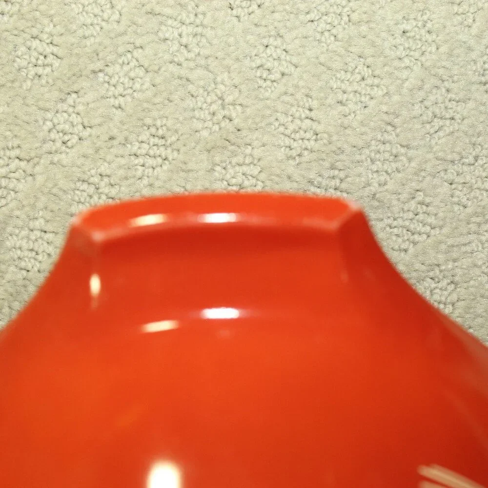 Complete Set of 4 Vtg Pyrex Harvest Wheat Red Orange 441-444 Cinderella Mixing